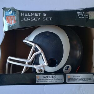 NFL Helmet and Jersey Set